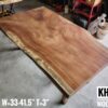 6ft 6 Seaters Khaya Solid Woodslab