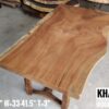 6ft 6 Seaters Khaya Solid Woodslab