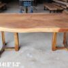 6ft 6 Seaters Khaya Solid Woodslab