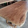 7.5ft x 3.5ft Merbau Solid Woodslab