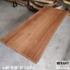 012 (9) 7ft x 3ft Meranti Solid Woodslab - 8 Seater Dining Table