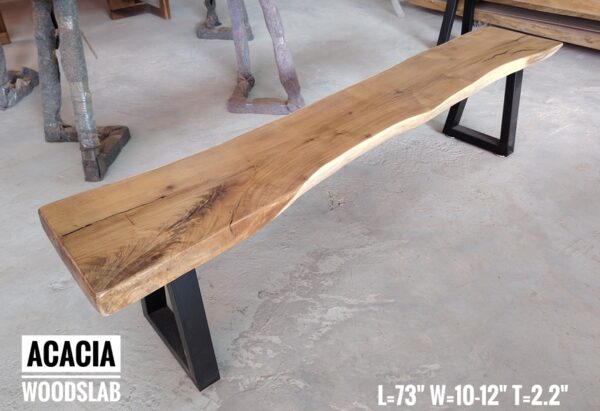 1000203149 6ft Bench - Acacia Solid Woodslab