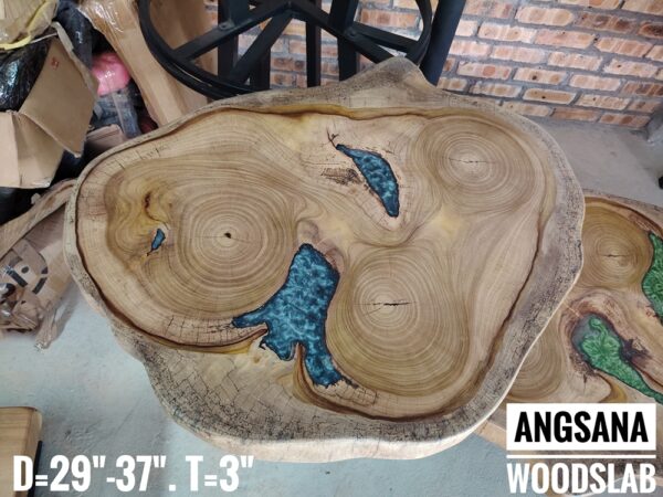 Angsana Solid Woodslab -ASN03