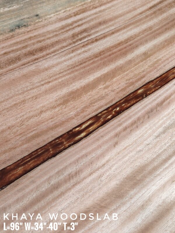 8-10 Seater 8ft Khaya Solid Woodslab