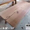 7ft x 3ft - 6-8 Seater -  Meranti Solid Woodslab -MRT01