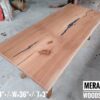 7ft x 3ft - 6-8 Seater -  Meranti Solid Woodslab -MRT02