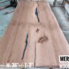 7ft x 3ft - 6-8 Seater -  Meranti Solid Woodslab -MRT02