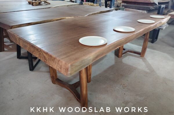 8-10 Seater 8ft Raintree Solid Woodslab - RT801