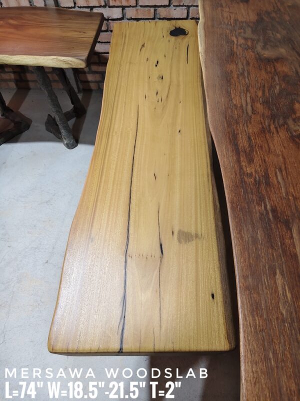 140626 (15) 6ft Mersawa Solid Woodslab - MRS01