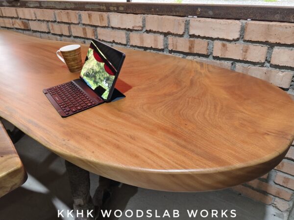 140626 (179) 8ft Khaya Solid Woodslab - KY01