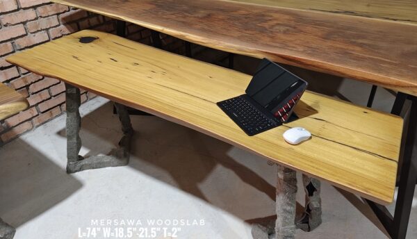 140626 (22) 6ft Mersawa Solid Woodslab - MRS01