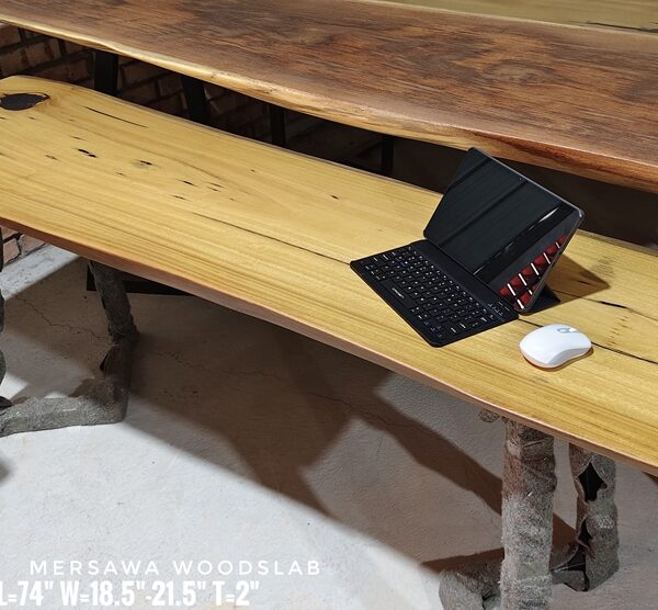 6ft Mersawa Solid Woodslab - MRS01