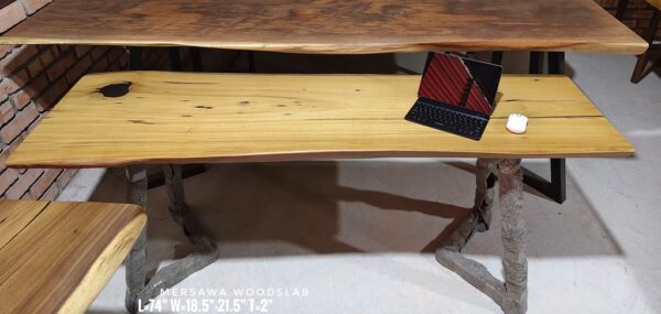 140626 (23) 6ft Mersawa Solid Woodslab - MRS01