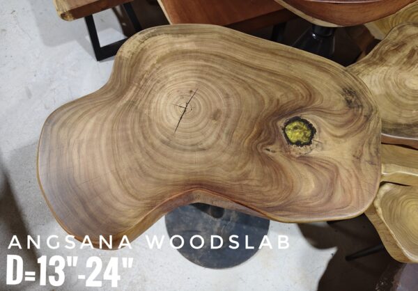 Side / Coffee Table - Angsana Solid Woodslab - ASN03