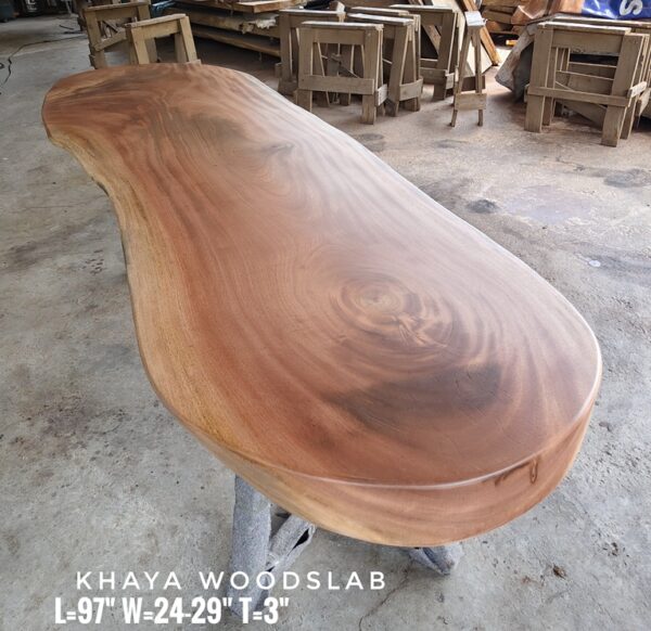 140626 (30) 8ft Khaya Solid Woodslab - KY01
