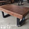 Coffee Table / Bench - Merbau Solid Woodslab MBB02