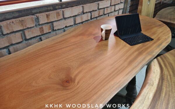 140626 (62) 8ft Khaya Solid Woodslab - KY01
