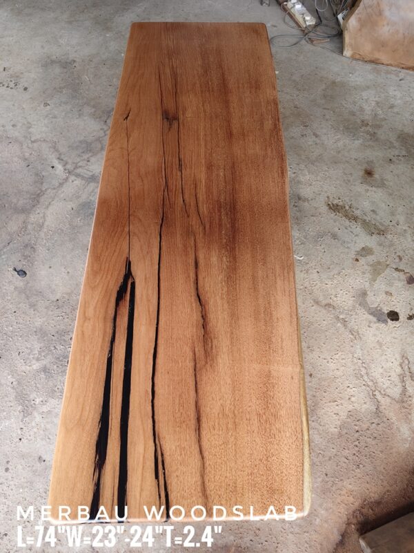 140626 (65) 6ft X 2ft Merbau Solid Woodslab - MB601