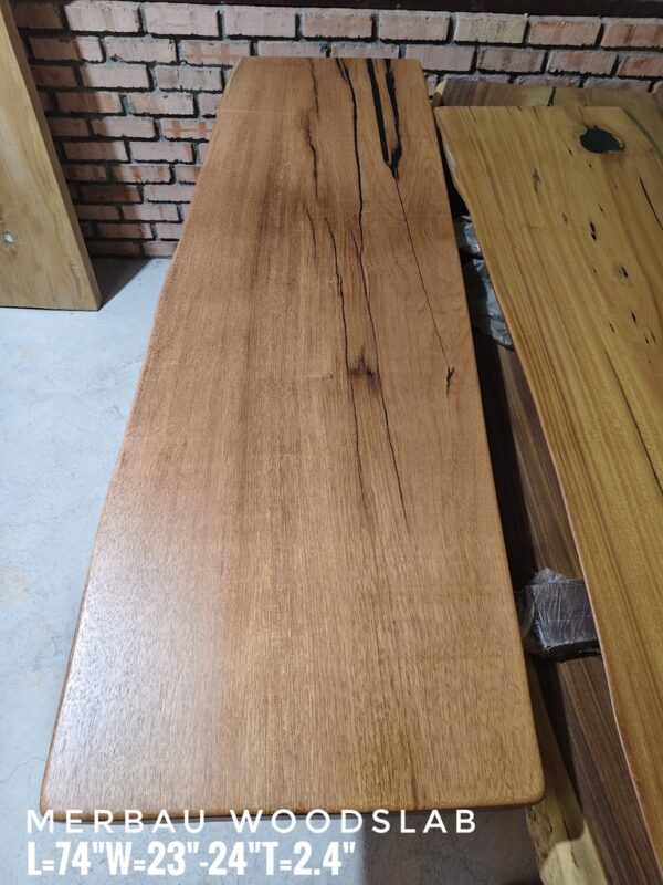 6ft X 2ft Merbau Solid Woodslab - MB601
