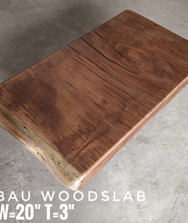 Coffee Table / Bench - Merbau Solid Woodslab MBB02