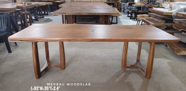 140626 (77) 8-10 Seater Merbau Solid Woodslab - MB805