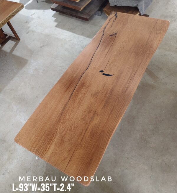 140626 (78) 8-10 Seater Merbau Solid Woodslab - MB805