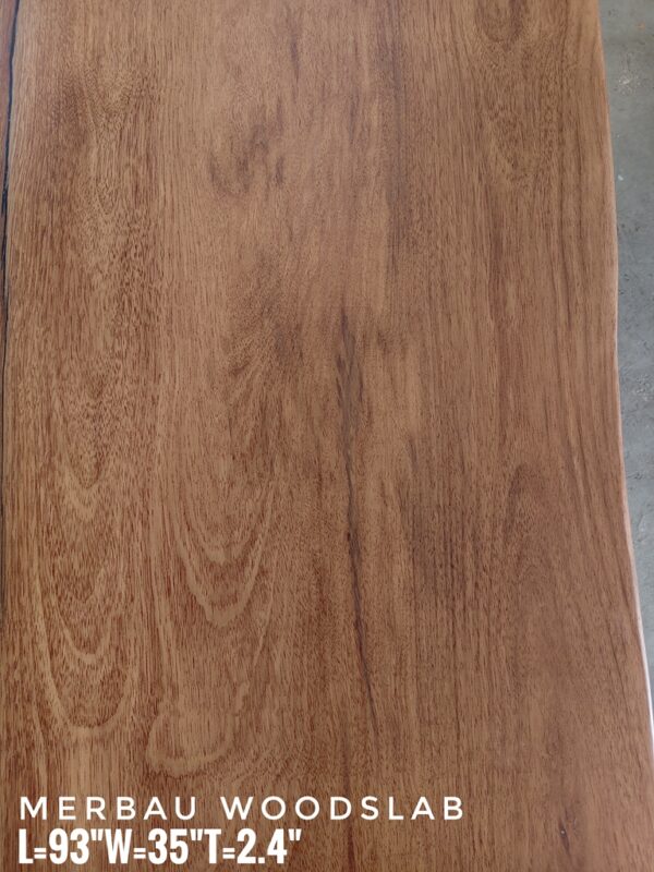 140626 (81) 8-10 Seater Merbau Solid Woodslab - MB805