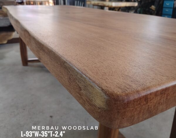 140626 (82) 8-10 Seater Merbau Solid Woodslab - MB805
