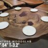 140626 (85) 6 Setaer Oval Raintree Solid Woodslab - RTR02