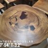 140626 (88) 6 Setaer Oval Raintree Solid Woodslab - RTR02