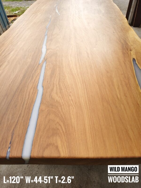 10-12 Seater 10ft -  Wild Mango Solid Woodslab -WM01