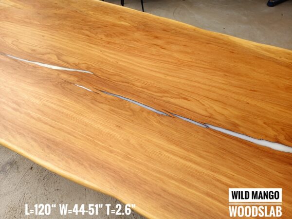 10-12 Seater 10ft -  Wild Mango Solid Woodslab -WM01