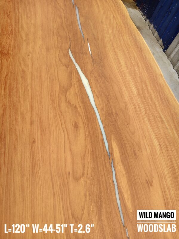 10-12 Seater 10ft -  Wild Mango Solid Woodslab -WM01