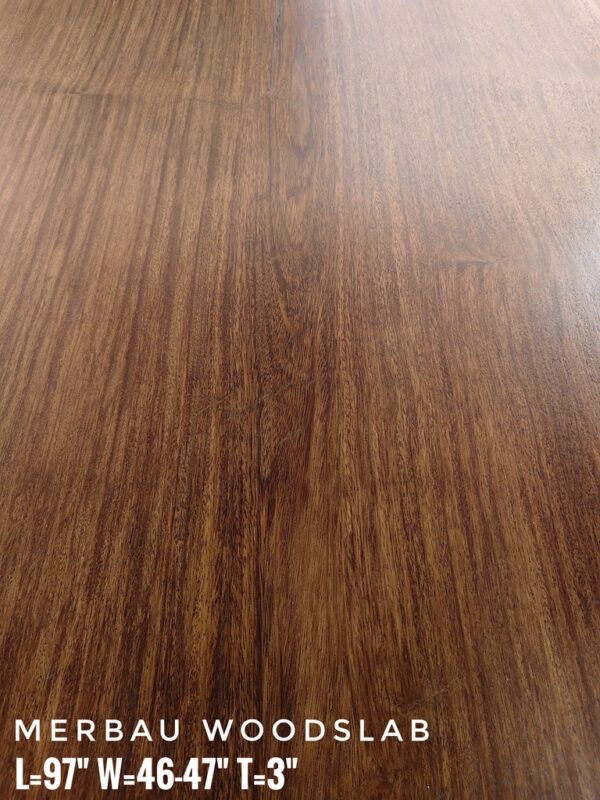 8-10 Seater -  Merbau Solid Woodslab -MB802