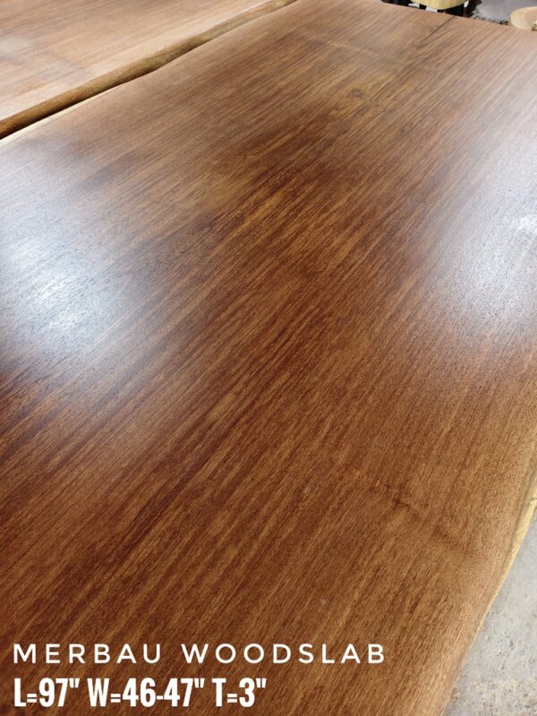 8-10 Seater -  Merbau Solid Woodslab -MB802