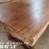 r004 (6) 8 Seater 7.5ft - Merbau Solid Woodslab - MB803