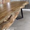 9ft x 2.5ft +/- Angsana Solid Woodslab ASN01