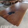 8ft x 4ft - 8-10 Seater-  Merbau Solid Woodslab -MB801