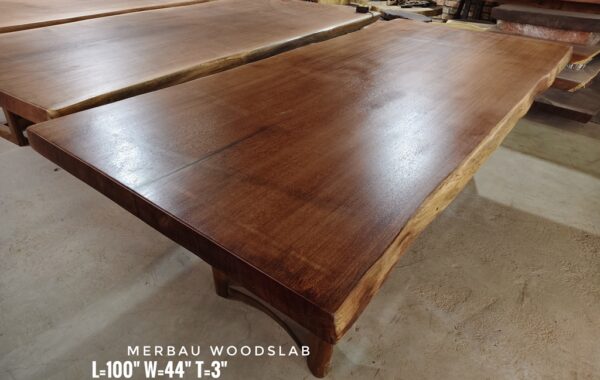 8-10 Seater - Merbau Solid Woodslab -MB806