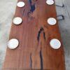 8 Seater 7ft Merbau Solid Woodslab - MB701