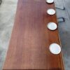 140626 (110) 7ft 8 seater Merbau Solid Woodslab - MB702