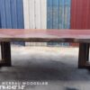 8.5ft 10 Seater Merbau Solid Woodslab - MB801