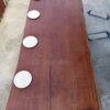 8.5ft 10 Seater Merbau Solid Woodslab - MB801