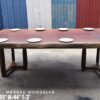 8ft x 3.5ft Merbau Solid Woodslab - MB04