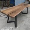 140626 (153) Computer Desk / Bartop / Cafe Table - Seroyan Solid Woodslab - SRY01