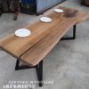 140626 (159) Computer Desk / Bartop / Cafe Table - Seroyan Solid Woodslab - SRY01