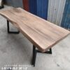 140626 (163) Computer Desk / Bartop / Cafe Table - Seroyan Solid Woodslab - SRY02