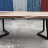 140626 (164) Computer Desk / Bartop / Cafe Table - Seroyan Solid Woodslab - SRY02