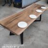 140626 (170) Computer Desk / Bartop / Cafe Table - Seroyan Solid Woodslab - SRY02