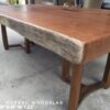 8 Seater 7ft Merbau Solid Woodslab - MB701